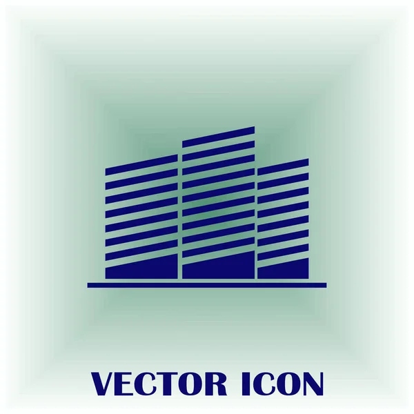 Символ недвижимости. значок вектора — стоковый вектор