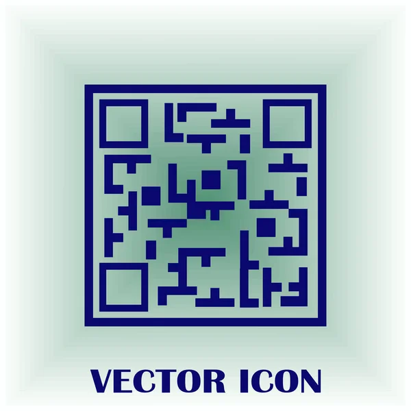 Código QR para el teléfono inteligente — Vector de stock