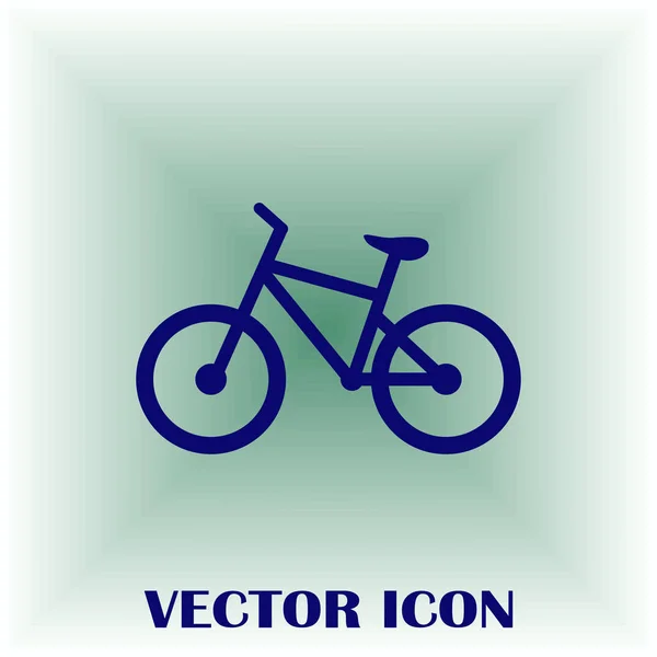 Bicicleta ícone estoque vetor ilustração plana design — Vetor de Stock