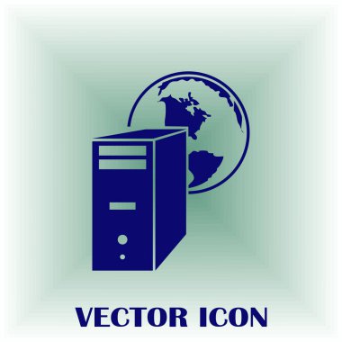 Bilgisayar simge vektör stil