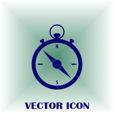 Pusula simgesini vektör tasarımı