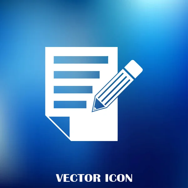 Comprobación de calidad icono. portapapeles icono web — Vector de stock