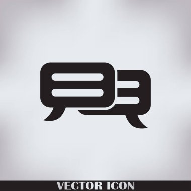 sohbet işareti vektör simgesi