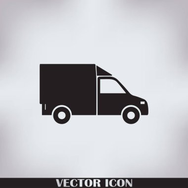 Teslimat vektör düz simgesi