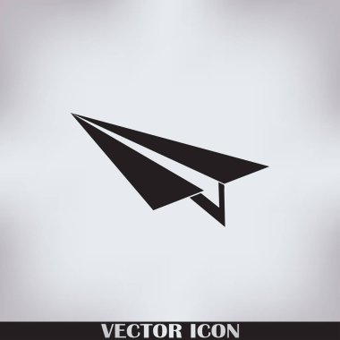 Uçak vektör web simgesi