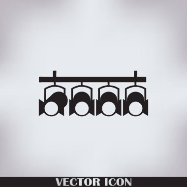 Vektör spot web simgesi