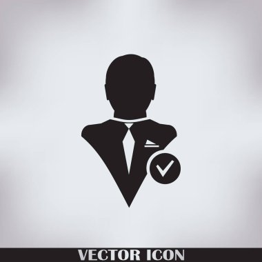 arkadaş simgesi ekle. Vektör Eps 10