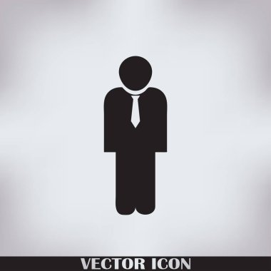 Adam vektör web simgesi