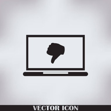 Aksine dizüstü el işaretiyle