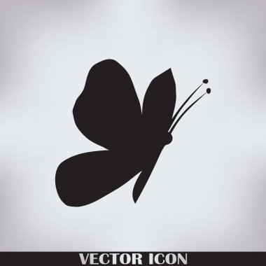 Kelebek logo grafik tasarım konsepti.