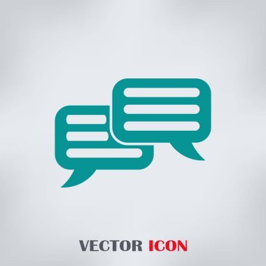 sohbet işareti vektör simgesi