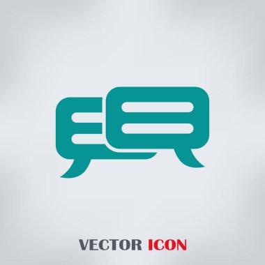 sohbet işareti vektör simgesi