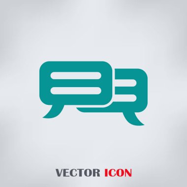 sohbet işareti vektör simgesi