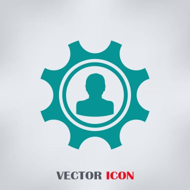 Dişli simgesini. Vektör, Eps 10