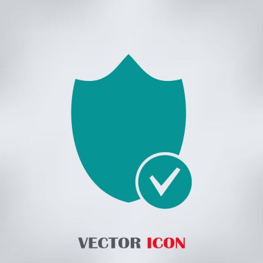 Kalkan vektör web simgesi