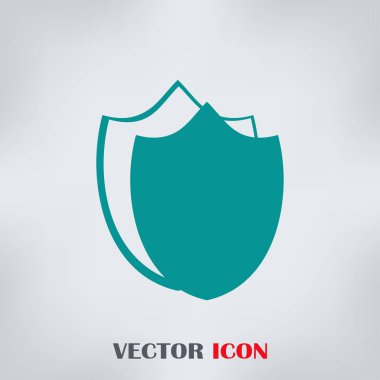 Kalkan vektör web simgesi