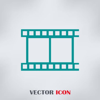 video simgesi, vektör illüstrasyonu