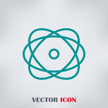 Molekül simgesi. vektör illüstrasyonu