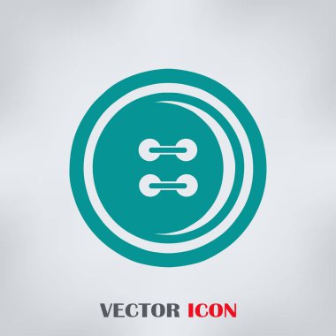 Düğme simgesi. Vektör tasarımı.