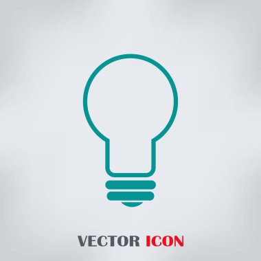 Lamba simge düz vektör