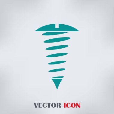 Vida düz simgesi, vektör