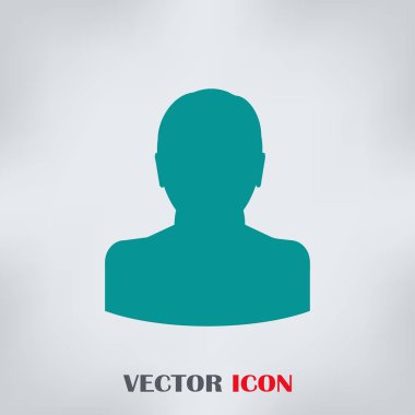 Adam vektör web simgesi