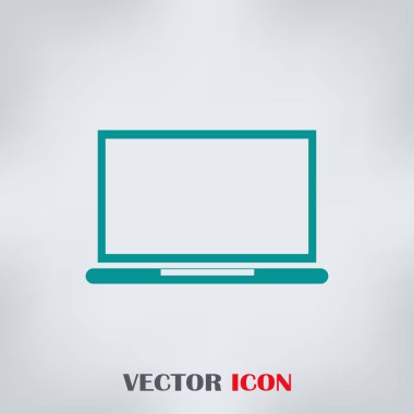 Popüler tasarımı olan bir dizüstü bilgisayar ekranı. Özel resimlerle kullanılabilir.