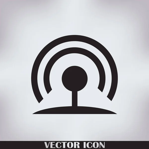 Rss signo icono web — Vector de stock
