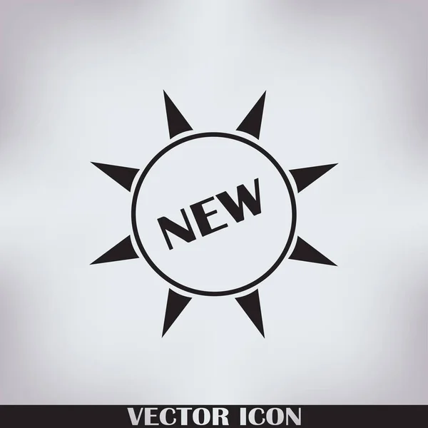 Nuevo icono web signo — Vector de stock