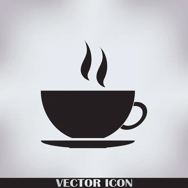 Tasse de café icône vectorielle — Image vectorielle