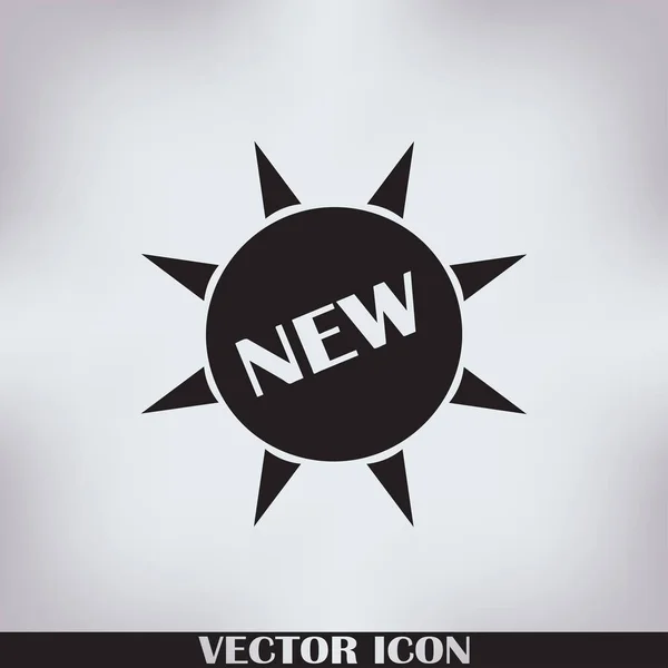 Nuevo icono web signo — Vector de stock