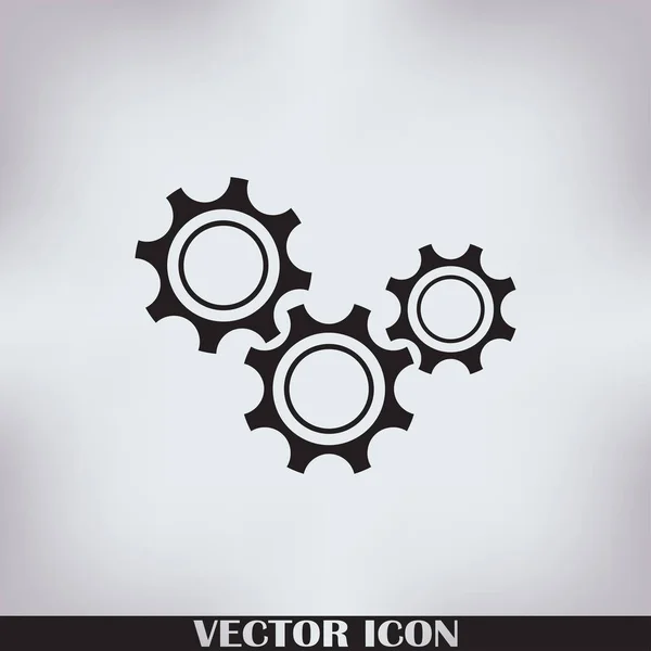 Gear icon. Vector, Eps 10 — Stock Vector