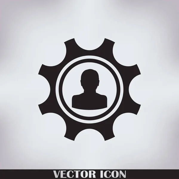 Icono del engranaje. Vector, Eps 10 — Vector de stock