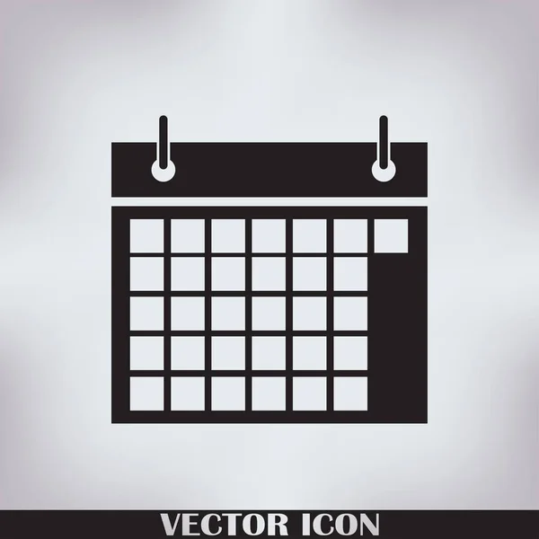 Calendário Isolado Flat Web Mobile Icon — Vetor de Stock