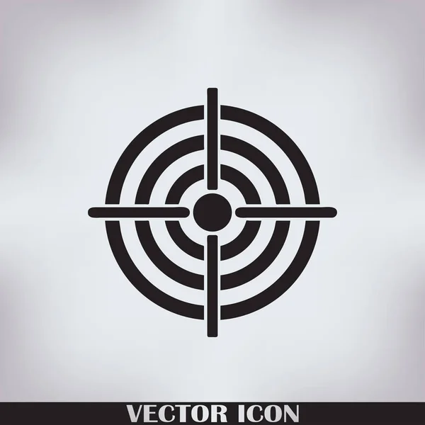Vector alvo web Ícone — Vetor de Stock