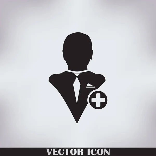Add friend icon. Vector Eps 10 — Stock Vector