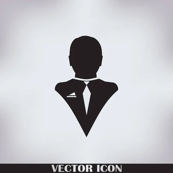 Man vector web icon — Stock Vector