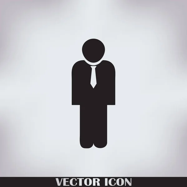 Man Vektor Web-Symbol — Stockvektor