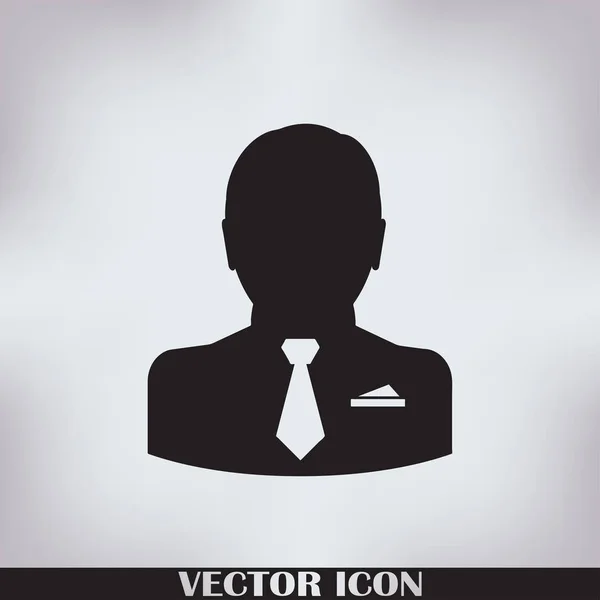 Man vector web pictogram — Stockvector