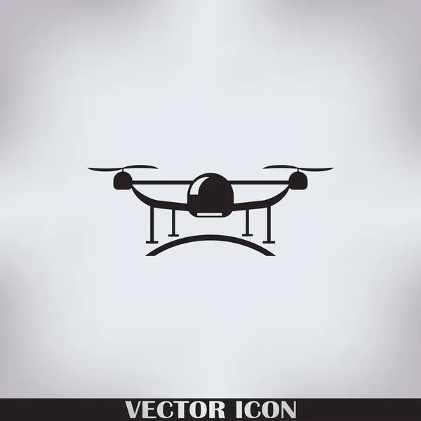 Vetor de ícone de drone de foto e vídeo — Vetor de Stock