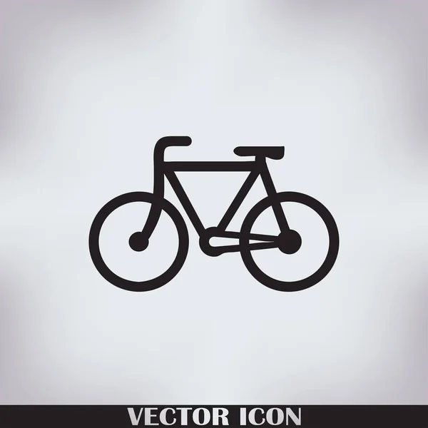 Bicicleta. Icono de bicicleta vector. Concepto ciclista . — Vector de stock