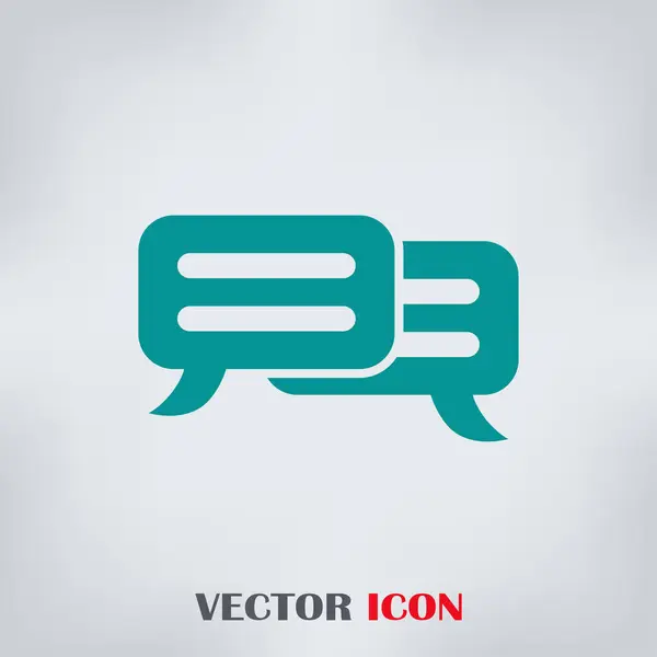 Icona del vettore segno di chat — Vettoriale Stock