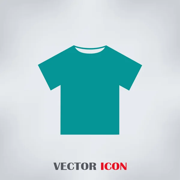 Футболка Icon flat Vector . — стоковый вектор