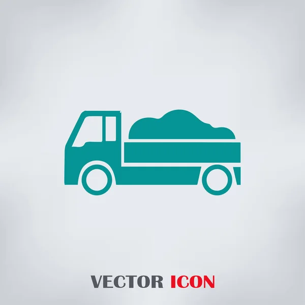 Entrega vector icono plano — Vector de stock