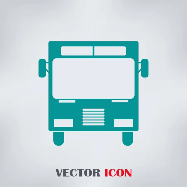 Schulbus-Symbol isoliert auf dem Hintergrund. Logo-Illustration — Stockvektor