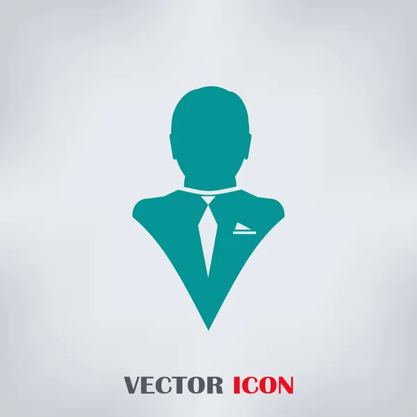 Ikona webové vektorové muž — Stockový vektor