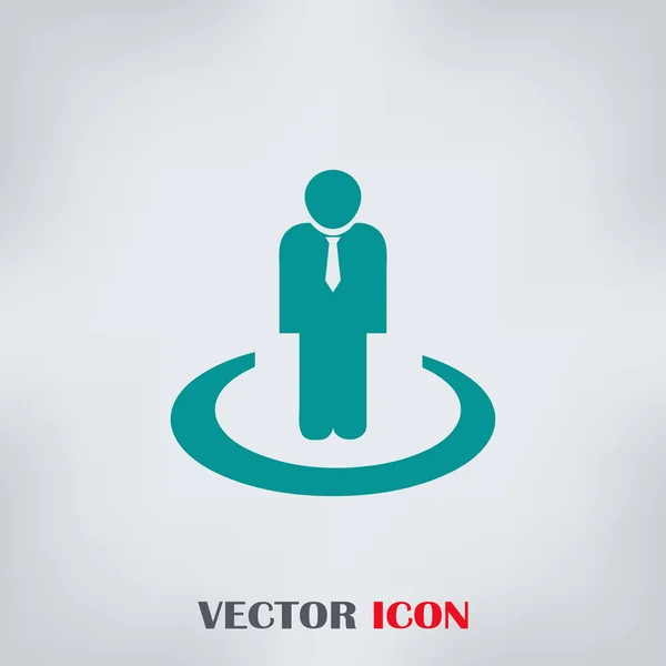 Man Vektor Web-Symbol — Stockvektor