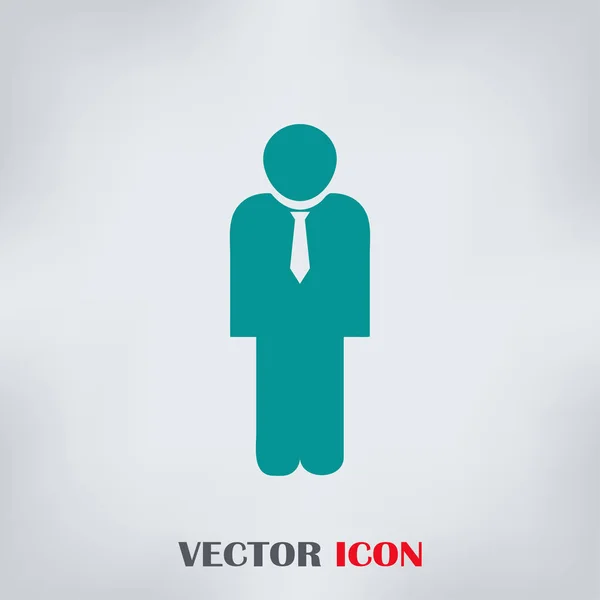 Man vector web icon — Stock Vector