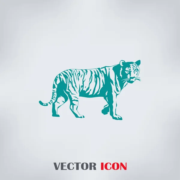 Törzsi tigris ugrás vektor tetoválás — Stock Vector