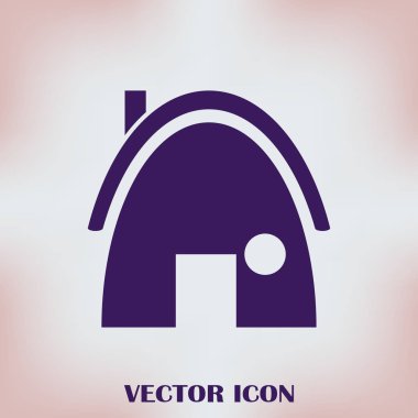 Ev düz simge vektör